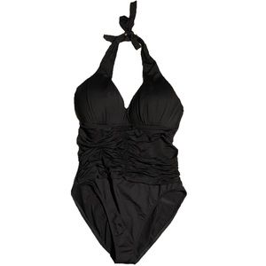 La Blanca one piece black swimsuit
